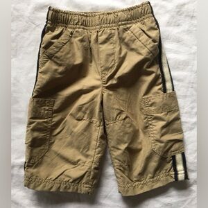 The Children’s Place Tan Athletic Pants with Black Stripe